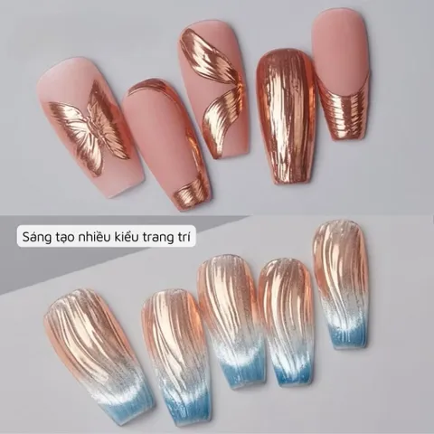 Set 4 Hũ Tráng Gương Nail Cao Cấp Hiệu Ứng Siêu Bóng Đủ Màu Cơ Bản Tạo 1001 Mẫu Nail Tráng Gương HOT [ TÚ ANH NAIL ]
