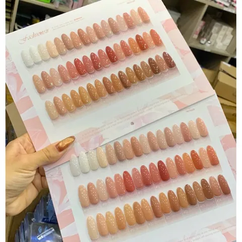 [ HOT ] Set Sơn Thạch Đục Fashionsir Cao Cấp 24 Màu Tông Hồng Nude Nâu Cơ Bản Siêu Đẹp Mướt [ Tặng Bảng Màu Xịn ]