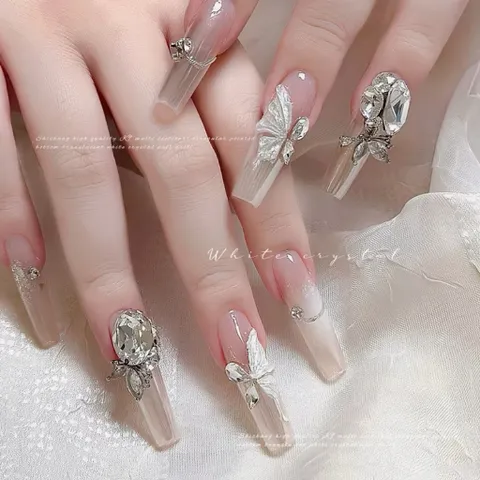 Khay Đá Khối Chân Lồi 120v Size To Mix Nhiều Kiểu Đính Móng Tay Gắn Nailbox Siêu Sáng