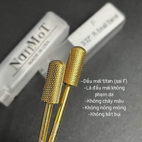 Đầu mài móng thép TiTan siêu bén bền không nóng rát phạm da đủ phom