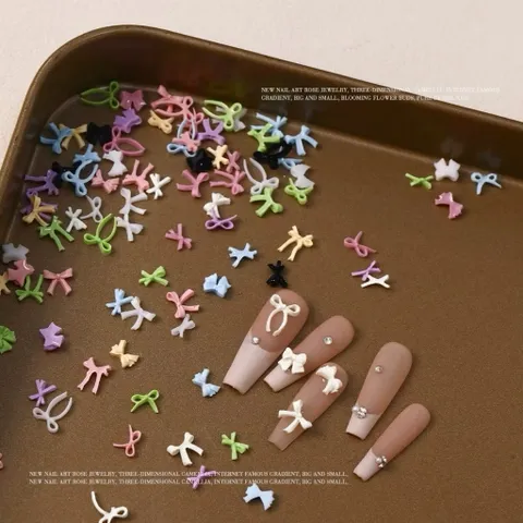 Khay Nơ Mini 12 Ngăn Mix Nhiều Mẫu Tạo Kiểu Cho Móng Đính Nailbox Siêu Xinh Mã HOT [ TÚ ANH NAIL ]