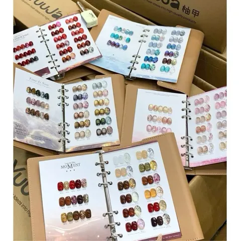 Set sơn mắt mèo mix nhũ 24 màu YUUJA cao cấp hiệu ứng siêu sáng tặng kèm bảng màu da gấp cực xịn [ TÚ ANH NAIL ]