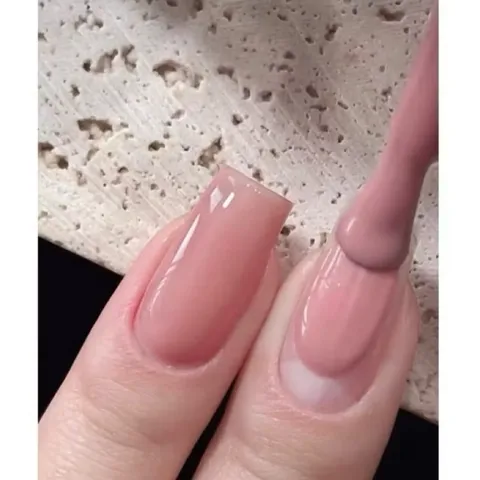 Sơn thạch Hồng Nude - Thạch Hồng Sữa Đục U.OMEEI mẫu mới siêu HO.T chai 15ml ( Top màu sơn bán chạy )