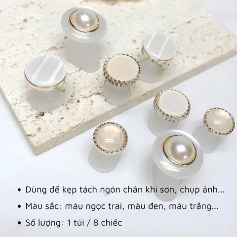 Tách ngón chân chống lem khi sơn chụp hình nail đa năng siêu sang xịn đủ bộ