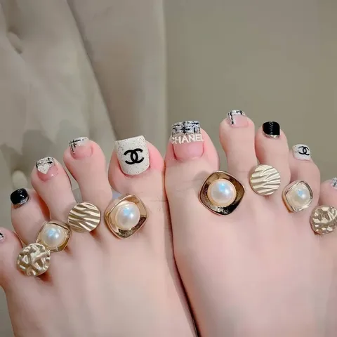 Tách ngón chân chống lem khi sơn chụp hình nail đa năng siêu sang xịn đủ bộ