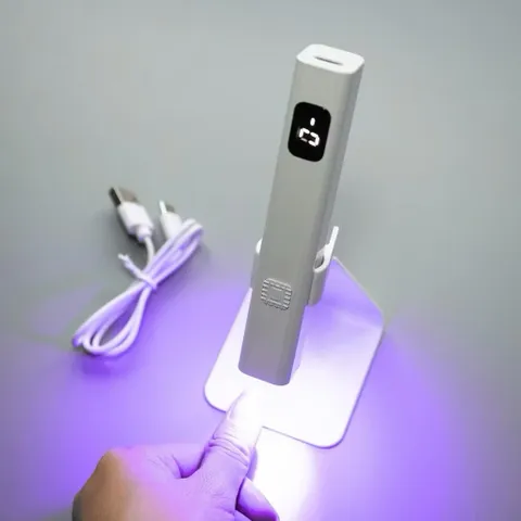 Đèn hơ gel tích điện cao cấp ZY-D06 công suất 3W hơ siêu tốc cực nhanh dung lượng pin cao ( có giá đỡ )