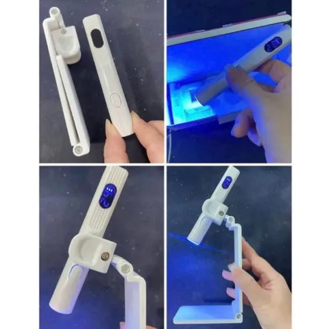 Đèn hơ gel tích điện cao cấp ZY-D06 công suất 3W hơ siêu tốc cực nhanh dung lượng pin cao ( có giá đỡ )