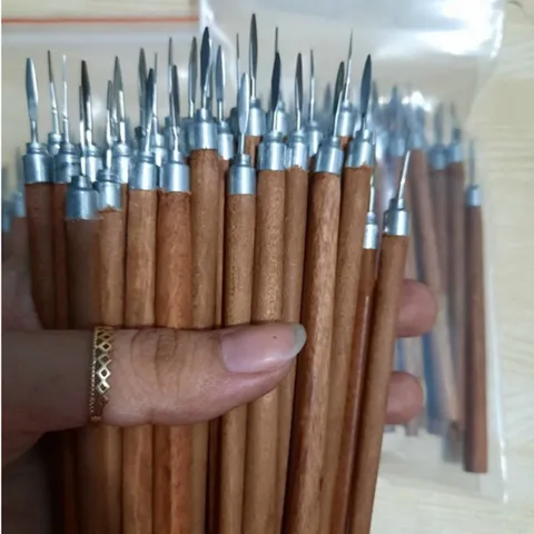 Cây lấy khoé gỗ lưỡi inox không gỉ loại xịn chuyên dụng lấy khoé móng siêu bền  [ TÚ ANH NAIL ]