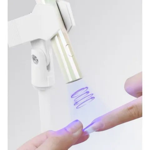Đèn hơ gel tích điện cao cấp ZY-D06 công suất 3W hơ siêu tốc cực nhanh dung lượng pin cao ( có giá đỡ )