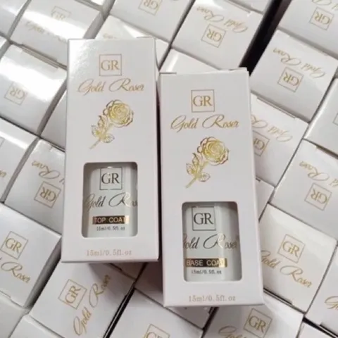 [ Chính hãng ] Cặp Base Top hoa hồng Gold Rose cao cấp chống xước độ bền cao chai 15ml