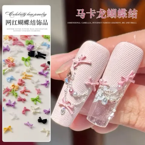 Charm Nơ Nhí 12 Ngăn Mẫu Mới Mix Nhiều Kiểu Đa Dạng Đính Móng Tay Trang Trí Nailbox Siêu Xinh HOT [ TÚ ANH NAIL ]