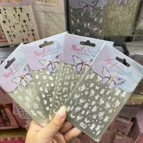Sticker Nail Hình Dán 3D - 5D Mẫu Chữ Thương Hiệu Trang Trí Móng Mã HOT [ TÚ ANH NAIL ]
