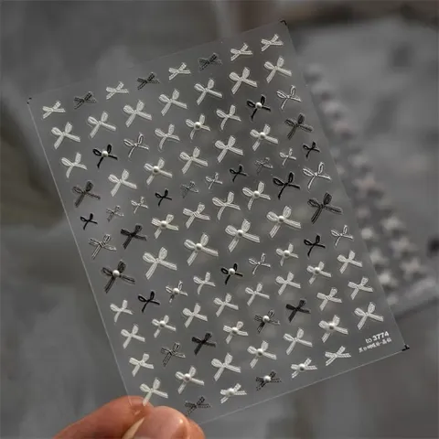 Sticker Nail Hình Dán 3D - 5D Mẫu Chữ Thương Hiệu Trang Trí Móng Mã HOT [ TÚ ANH NAIL ]