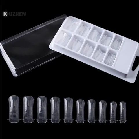 Móng giả móng úp gel gôm đủ size phom chuẩn hộp 100 chiếc chuyên dụng ngành nail