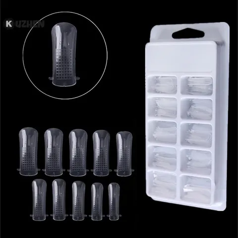 Móng giả móng úp gel gôm đủ size phom chuẩn hộp 100 chiếc chuyên dụng ngành nail