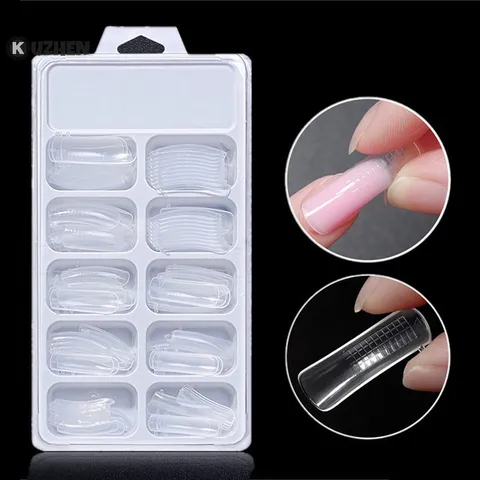 Móng giả móng úp gel gôm đủ size phom chuẩn hộp 100 chiếc chuyên dụng ngành nail