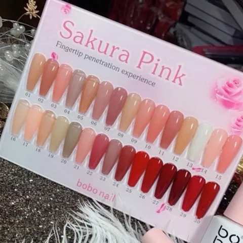 [ LẺ MÀU HOT ] Sơn Gel Thạch BO.BO Nail Chính Hãng Chất Siêu Đặc Đẹp Sơn 1-2 Lớp Lên Chuẩn Màu Chai 15ML TÚ ANH NAIL