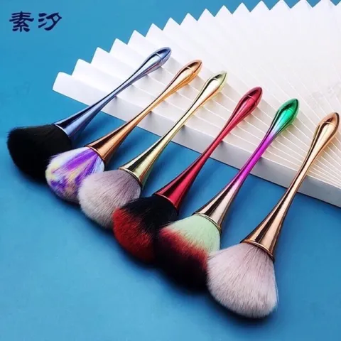 Cọ chổi phủi móng cao cấp cán dài sang xịn đa năng nhiều màu HO.T