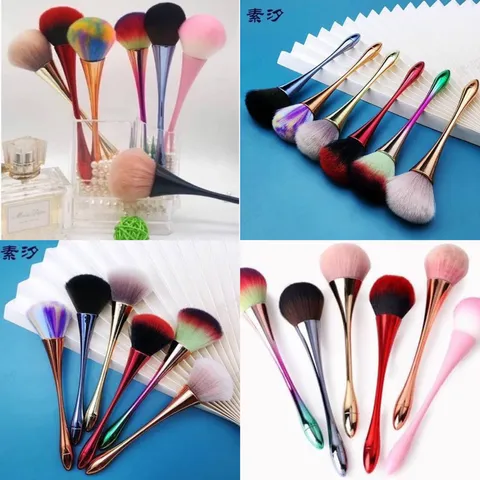 Cọ chổi phủi móng cao cấp cán dài sang xịn đa năng nhiều màu HO.T