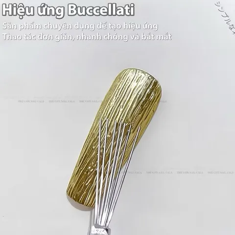 Cây cào 7 chấu Nail - Dụng cụ tạo hình lấy gel đa năng ngành Nail thép không gỉ siêu bền HO.T