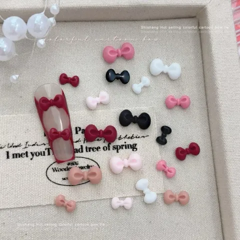 [ HOT ] Set 30 Charm Nơ Hoạt Hình Hello Kitty Trang Trí Móng Tay Tạo Kiểu Nailbox Cực Xinh  [ TÚ ANH NAIL ]