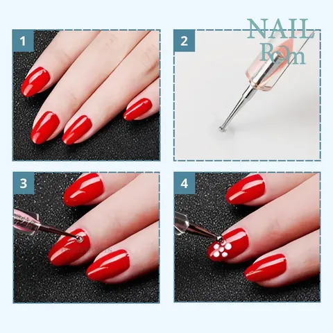 Set 5 cây chấm bi đủ size vẽ tạo hình trang trí nail đa năng
