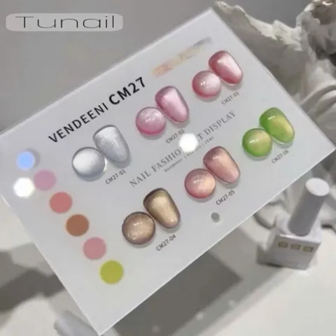 Set 6 màu sơn mắt mèo ánh trăng cực quang VDN hiệu ứng siêu sáng tặng kèm bảng màu xịn [ TÚ ANH NAIL ]