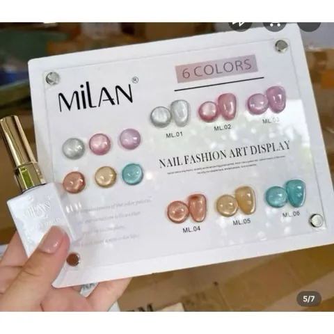 Set 6 màu sơn mắt mèo ánh trăng cực quang VDN hiệu ứng siêu sáng tặng kèm bảng màu xịn [ TÚ ANH NAIL ]