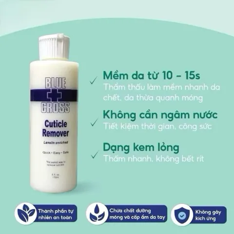 Kem mềm da cấp tốc USA - Dung dịch mềm da siêu nhanh không cần ngâm nước tiện lợi ngành Nail Chính Hãng
