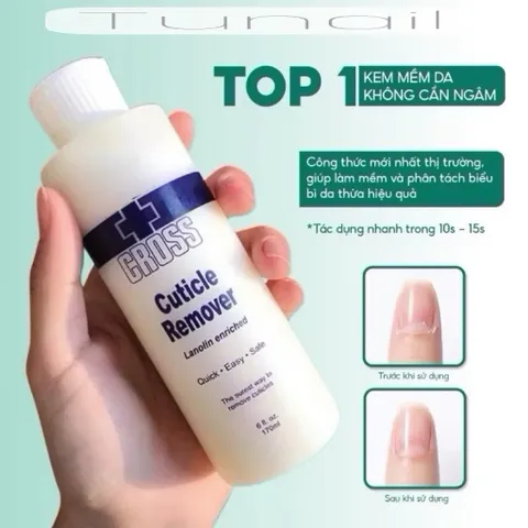 Kem mềm da cấp tốc USA - Dung dịch mềm da siêu nhanh không cần ngâm nước tiện lợi ngành Nail Chính Hãng