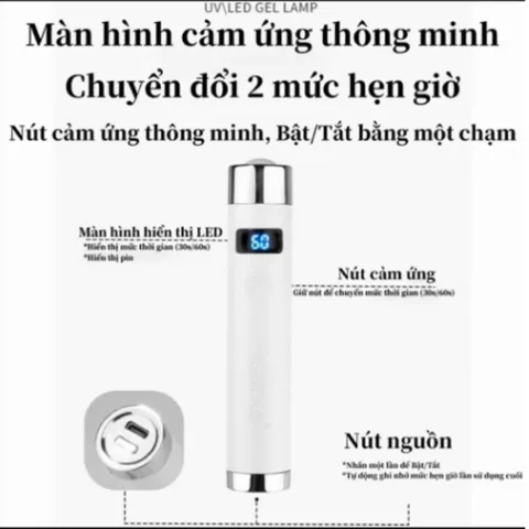 Đèn Hơ Mini Tích Điện SNRQI Công Nghệ AL Thế Hệ Mới Cảm Biến Siêu Nhạy Kèm Giá Đỡ Cao Cấp Chính Hãng [ TÚ ANH NAIL ]