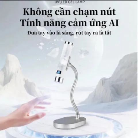 Đèn Hơ Mini Tích Điện SNRQI Công Nghệ AL Thế Hệ Mới Cảm Biến Siêu Nhạy Kèm Giá Đỡ Cao Cấp Chính Hãng [ TÚ ANH NAIL ]