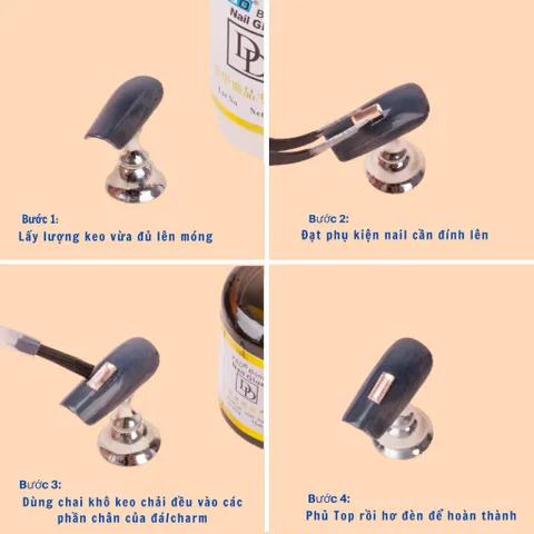 Dung dịch khô keo siêu tốc DD - Waloc lẻ chai giúp keo dán chắc bền chai 15ml Chính Hãng [ TÚ ANH NAIL ]