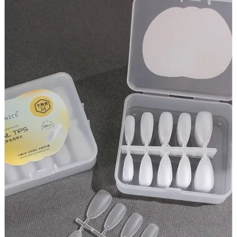 Móng Úp Nailbox Nhám Sẵn Nice - Xingme Hộp 100C Chia Size S,M Đủ Phom Chất Mỏng Dẻo Ôm Phom Không Gãy [ TÚ ANH NAIL ]