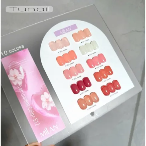 Set Sơn Thạch Milan 10 Chai Đủ Tông Hot Cơ Bản Nhất Ngành Nail Tặng Kèm Bảng Màu Mica Xịn [ TÚ ANH NAIL ]