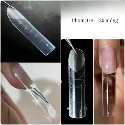 Móng Úp Gel Gôm Hộp 120c Đủ 12 Size 4 Phom Chuyên Dụng - Móng Úp Dual Phom Cao Cấp [ TÚ ANH NAIL ]