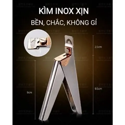 Kìm Bấm Móng Giả Inox Không Gỉ Siêu Bén Bền Đa Năng [ TÚ ANH NAIL ]