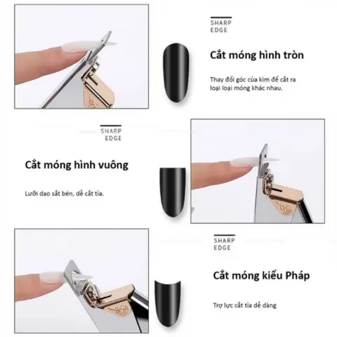 Kìm Bấm Móng Giả Inox Không Gỉ Siêu Bén Bền Đa Năng [ TÚ ANH NAIL ]
