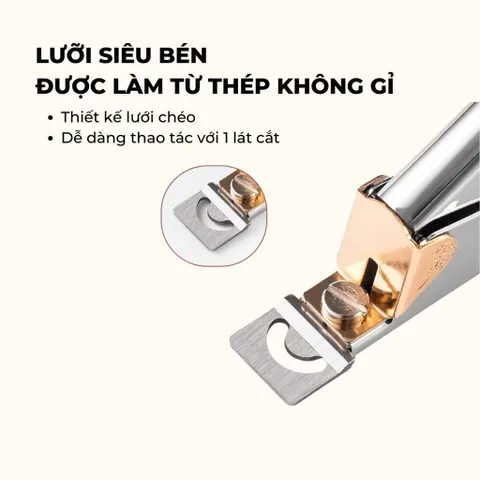 Kìm Bấm Móng Giả Inox Không Gỉ Siêu Bén Bền Đa Năng [ TÚ ANH NAIL ]