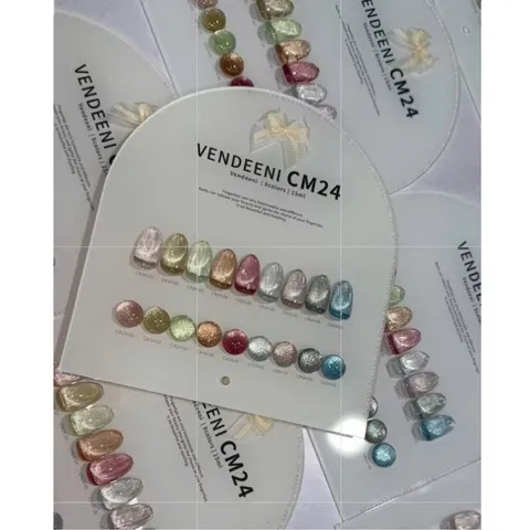 Set 9 sơn gel mắt mèo kim cương ánh nước VDN hiệu ứng siêu sáng tặng kèm bảng màu xịn mã HOT [ TÚ ANH NAIL ]