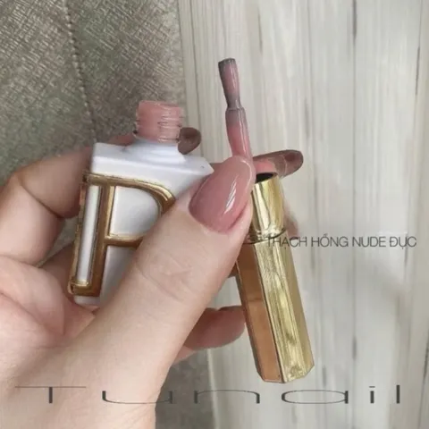 Sơn thạch Nude Cam Hồng CR Hồng Thạch Đục siêu HOT chai 15ml CHÍNH HÃNG
