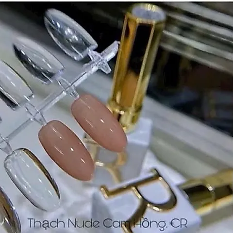Sơn thạch Nude Cam Hồng CR Hồng Thạch Đục siêu HOT chai 15ml CHÍNH HÃNG