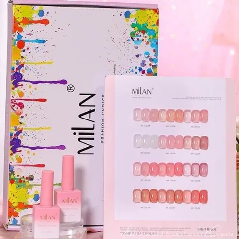 Set thạch 12 màu MiLan Minayin đủ tông Hot nhất tặng bảng màu siêu đẹp chuẩn hãng