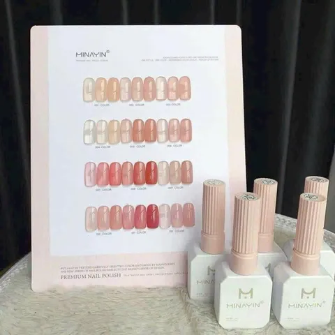 Set thạch 12 màu MiLan Minayin đủ tông Hot nhất tặng bảng màu siêu đẹp chuẩn hãng