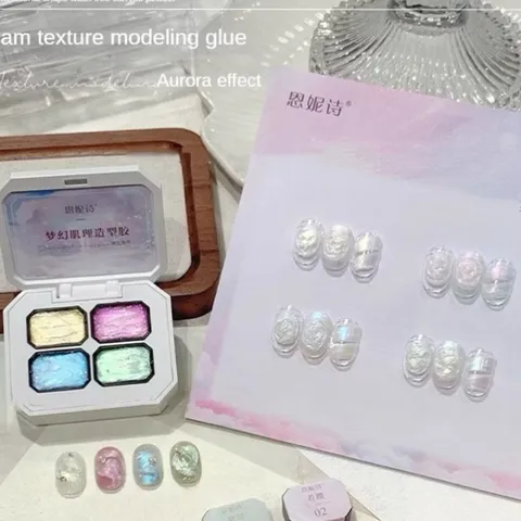 ( HOT ) Khay gel dặm Ombre Ánh Trai 4 màu mẫu mới Design Nail siêu đẹp