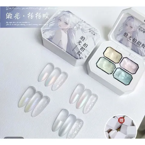 ( HOT ) Khay gel dặm Ombre Ánh Trai 4 màu mẫu mới Design Nail siêu đẹp