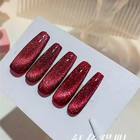 (HOT) Sơn gel mắt mèo đỏ đậm CR chất siêu đặc chuẩn màu CHÍNH HÃNG