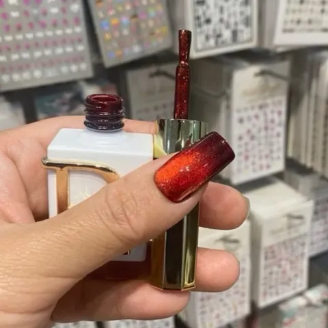 (HOT) Sơn gel mắt mèo đỏ đậm CR chất siêu đặc chuẩn màu CHÍNH HÃNG