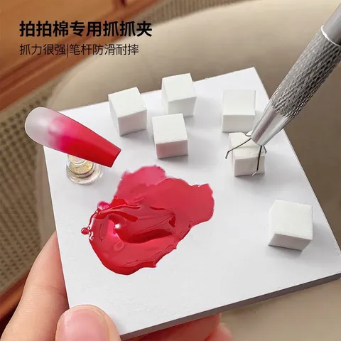 Cây bút gắp bông mút dặm ombre nail chuyên dụng Tu Nail