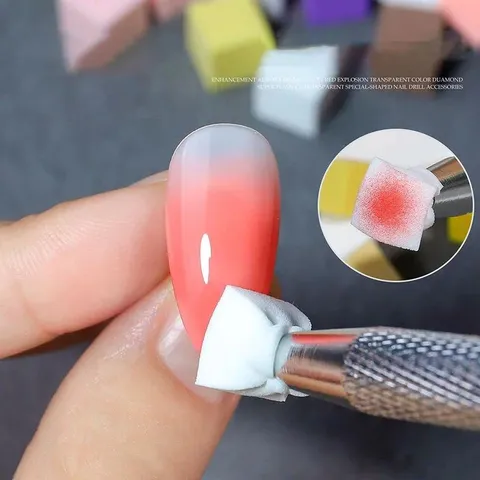 Cây bút gắp bông mút dặm ombre nail chuyên dụng Tu Nail
